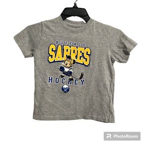 Kids Buffalo Sabers Mickey Mouse Disney T Shirt 3T